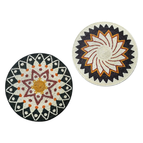 Conjunto 2 Mandalas de Palha de Tucumã