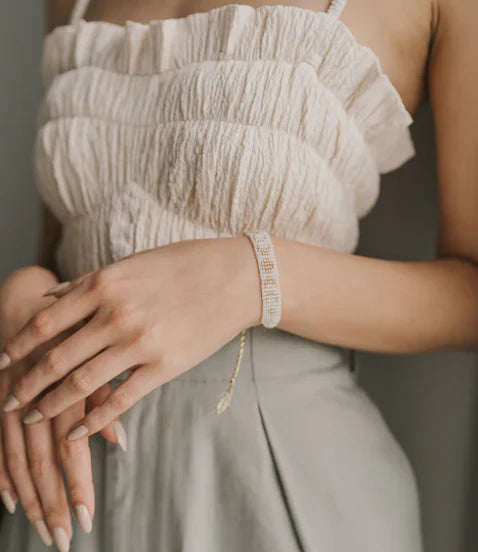 Pulseira Fases da Lua Branca