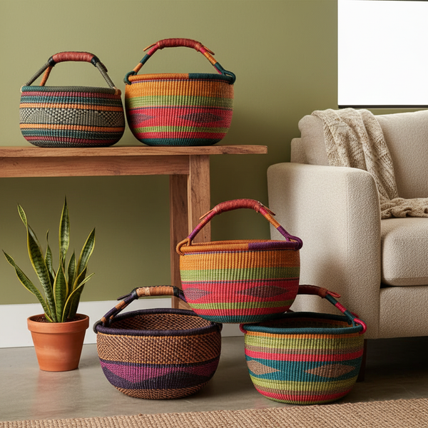 Cesta Redonda de Bolgatanga G