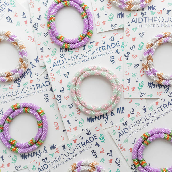 Pulseiras Mamãe e Eu - Lua Pastel