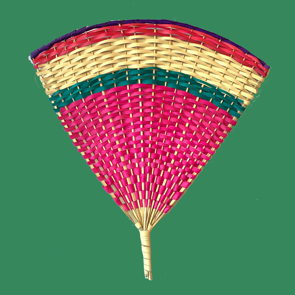 Leque Decorativo Mexicano Meia Lua P
