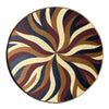 Prato Decorativo Coral- Marrom e Preto - G