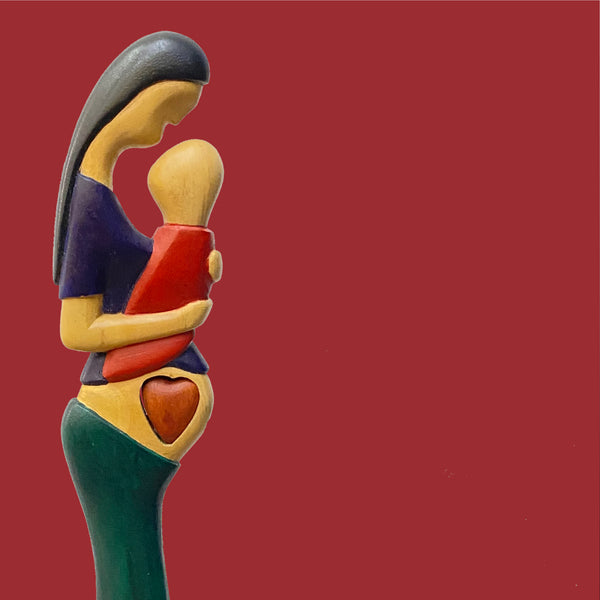 Escultura Amor de Mãe - Mestre Elias José