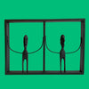 Quadro Racho 2 bonecos-Horizontal