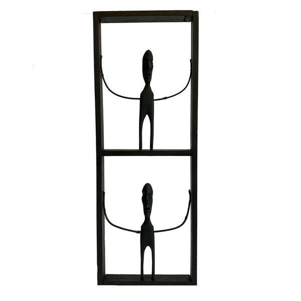 Quadro Racho com 2 Bonecos