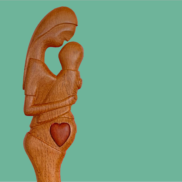 Escultura Amor de Mãe - Mestre Elias José