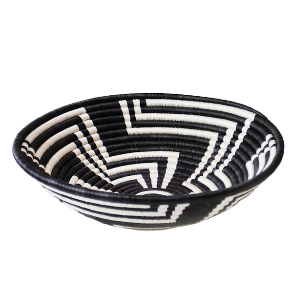Cesta de Sisal Ruanda - Zebra