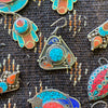 Brinco Metal Artesanal- Marrakesh