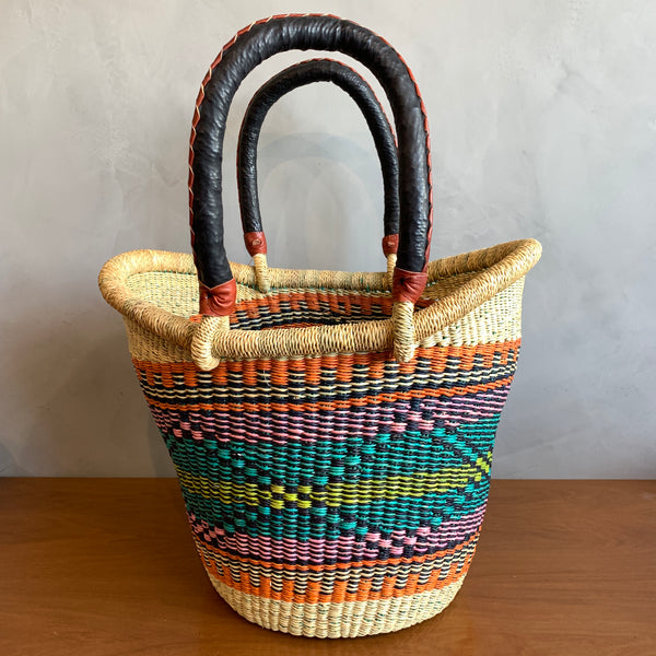 Bolsa Cesto Shopper Africana Bolgatanga - M