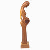 Escultura Mulher Grávida Gêmeos - Mestre Elias José