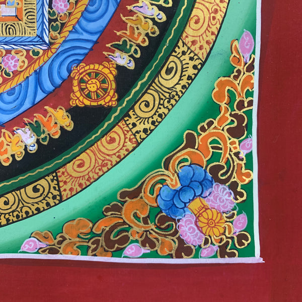 Pintura Thanka Mandala Kalachakra