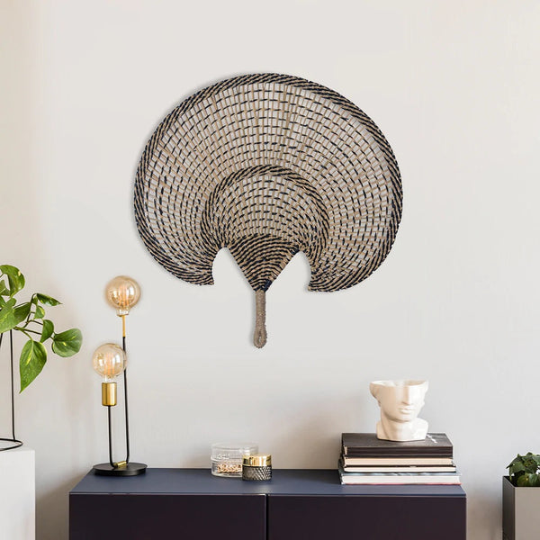 Leque Decorativo de Parede Vietnã - Vermelho