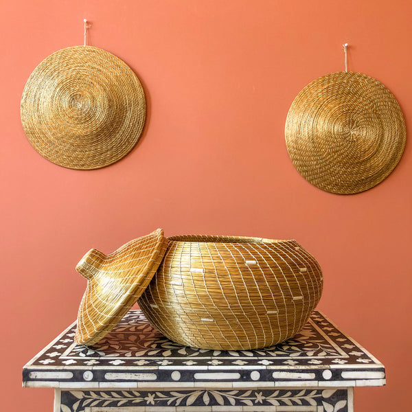 Pote de Capim Dourado