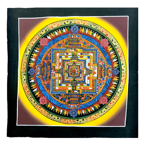 Pintura Thanka Mandala Kalachakra