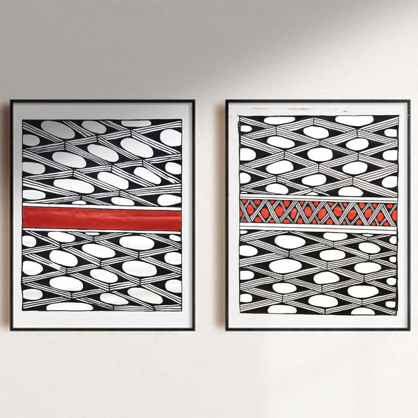 Pintura Waxamani Mehinako - Xingu 50x60