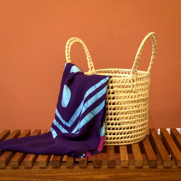 Cesta de Palha de Tucumã