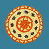 Mandala de Palha de Tucumã - 22cm