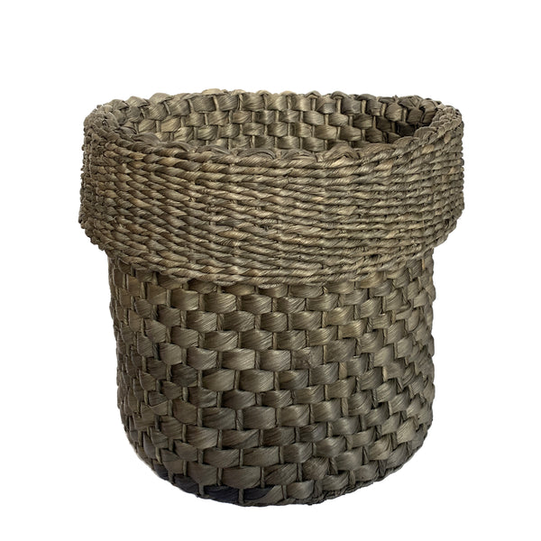 Cesto Decorativo Organizador Cinza  P
