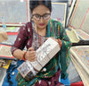 Pintura Indiana Madhubani - Mandala Dourada