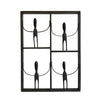 Quadro Racho 4 bonecos Quadrado