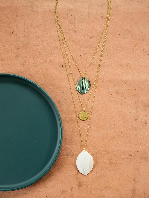 Colar Areia e Mar - Gold