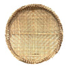 Peneira Decorativa de Palha Clara 55cm